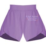 Girls Flowy Overlay Shorts Thumbnail