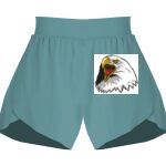 Ladies Flowy Overlay Shorts Thumbnail