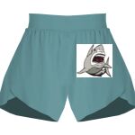 Ladies Flowy Overlay Shorts Thumbnail