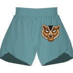 Ladies Flowy Overlay Shorts Thumbnail