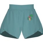 Ladies Flowy Overlay Shorts Thumbnail