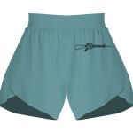 Ladies Flowy Overlay Shorts Thumbnail