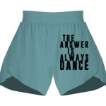 Ladies Flowy Overlay Shorts Thumbnail