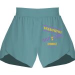 Ladies Flowy Overlay Shorts Thumbnail