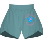 Ladies Flowy Overlay Shorts Thumbnail