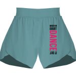 Ladies Flowy Overlay Shorts Thumbnail