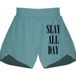 Ladies Flowy Overlay Shorts Thumbnail