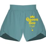 Ladies Flowy Overlay Shorts Thumbnail