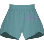 Ladies Flowy Overlay Shorts Thumbnail