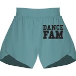 Ladies Flowy Overlay Shorts Thumbnail