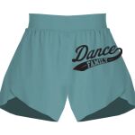 Ladies Flowy Overlay Shorts Thumbnail