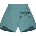 Ladies Flowy Overlay Shorts Thumbnail