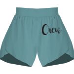 Ladies Flowy Overlay Shorts Thumbnail