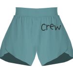 Ladies Flowy Overlay Shorts Thumbnail