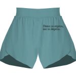 Ladies Flowy Overlay Shorts Thumbnail