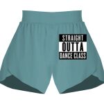 Ladies Flowy Overlay Shorts Thumbnail