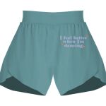 Ladies Flowy Overlay Shorts Thumbnail