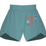 Ladies Flowy Overlay Shorts Thumbnail