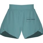 Ladies Flowy Overlay Shorts Thumbnail