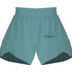 Ladies Flowy Overlay Shorts Thumbnail