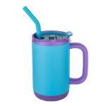 Abelia SS Sip & Twist Lid Mug w/Straw - 16oz Thumbnail