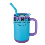 Abelia SS Sip & Twist Lid Mug w/Straw - 16oz Thumbnail