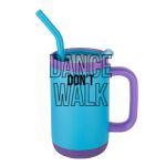 Abelia SS Sip & Twist Lid Mug w/Straw - 16oz Thumbnail