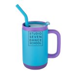 Abelia SS Sip & Twist Lid Mug w/Straw - 16oz Thumbnail