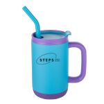 Abelia SS Sip & Twist Lid Mug w/Straw - 16oz Thumbnail