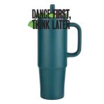 Kentia SS Travel Mug w/Silicone Straw & Charm Holder - 30oz Thumbnail