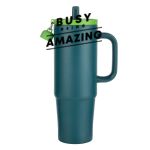 Kentia SS Travel Mug w/Silicone Straw & Charm Holder - 30oz Thumbnail