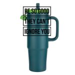 Kentia SS Travel Mug w/Silicone Straw & Charm Holder - 30oz Thumbnail