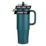 Kentia SS Travel Mug w/Silicone Straw & Charm Holder - 30oz Thumbnail