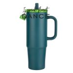 Kentia SS Travel Mug w/Silicone Straw & Charm Holder - 30oz Thumbnail