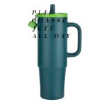 Kentia SS Travel Mug w/Silicone Straw & Charm Holder - 30oz Thumbnail