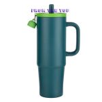 Kentia SS Travel Mug w/Silicone Straw & Charm Holder - 30oz Thumbnail