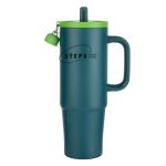 Kentia SS Travel Mug w/Silicone Straw & Charm Holder - 30oz Thumbnail
